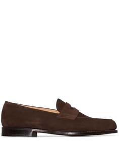 John Lobb Lopez suede loafers