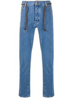 Nanushka Ilya slim fit jeans with rope