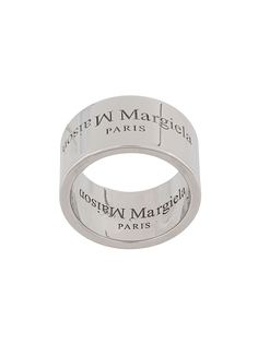 Maison Margiela engraved logo silver ring