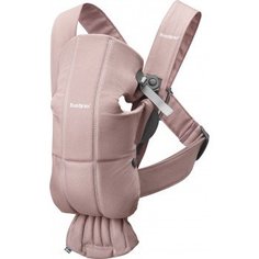 Рюкзак-переноска Baby Bjorn Mini Cotton, розовый