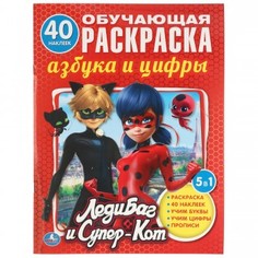 Раскраска с наклейками "Леди Баг и Супер-Кот" Умка