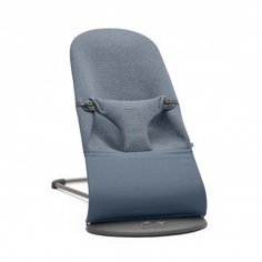 Кресло-шезлонг BabyBjorn Bliss, Dove Blue, 3D Jersey, пепельно-синий