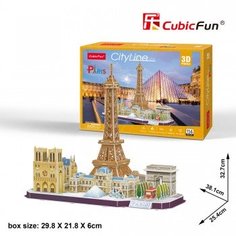 Трехмерная модель Cubic Fun "Достопримечательности Парижа"