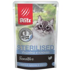 Корм для стерилизованных кошек Blitz