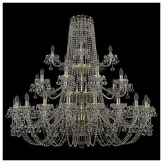 Люстра Bohemia Art Classic 11.26.20+10+5.460.3d.Gd.B, E14, 1400 Вт