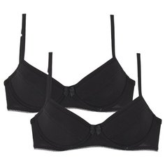 Бюстгальтер BUONUMARE 2 шт., размер 1, черный