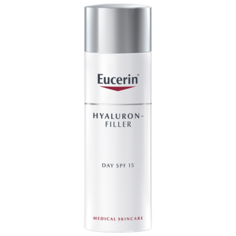 Крем Eucerin Hyaluron-Filler SPF15 для дневного ухода за нормальной и комбинированной кожей для лица,шеи и зоны декольте 50 мл