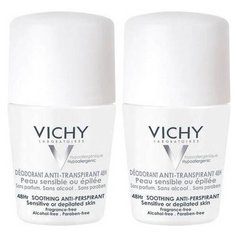 Vichy дезодорант-антиперспирант, ролик, для очень чувствительной кожи 48 ч, 50 мл