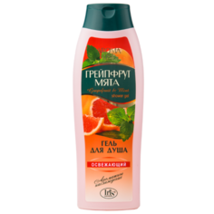 Гель для душа IRIS cosmetic Aroma Line Грейпфрут и мята, 400 мл