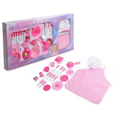 Набор посуды Shantou Gepai Girls club IT102828 розовый/белый