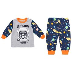 Пижама Leader Kids размер 68, синий