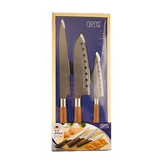 Набор GIPFEL Japanese 3 ножа 9864 коричневый