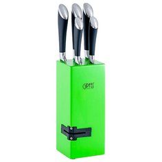Набор GIPFEL 5 ножей с подставкой 8448 черный