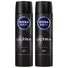 Антиперспирант спрей Nivea Men Ultra, 2 шт, 150 мл