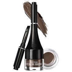 BelorDesign подводка Color Brow, оттенок 4 темно-коричневый