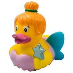 Игрушка для ванной FUNNY DUCKS Фея уточка (1885) желтый/розовый/голубой