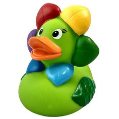 Игрушка для ванной FUNNY DUCKS Цветик-семицветик уточка (1857) зеленый/красный/голубой