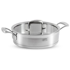 Сотейник GIPFEL PRESTIGE 1231 26 см, с крышкой, стальной