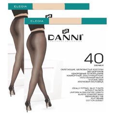 Колготки DANNI Elegia 40 den, размер 5, телесный (бежевый), 2 пары