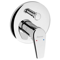 Смеситель для ванны с душем RAVAK Neo NO 061.00 однорычажный встраиваемый хром