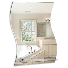 Зеркало Mixline Волна 525473 43x59 см без рамы