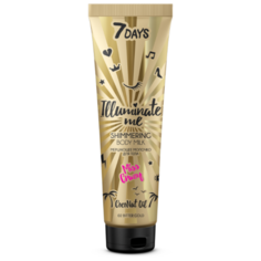 Молочко для тела 7DAYS Мерцающее Illuminate me Miss Crazy, 150 мл