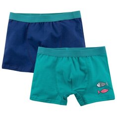 Трусы Bossa Nova размер 28, синий/зеленый