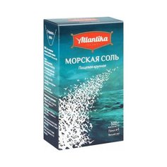 Atlantika Соль морская пищевая крупная, 500 г