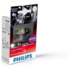 Лампа автомобильная светодиодная Philips 249466000KX1 T10,5 24V 1,0W 1 шт.