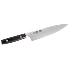 Kanetsugu Нож поварской Saiun damascus 20 см черный