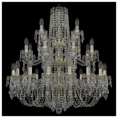 Люстра Bohemia Art Classic 11.23.16+8+4.300.3d.Gd.Dr, E14, 1120 Вт