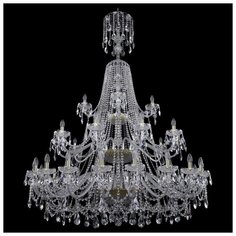 Люстра Bohemia Art Classic 11.25.20+10+5.530.3d.XL-196.Gd.Sp, E14, 1400 Вт
