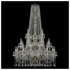 Люстра Bohemia Art Classic 11.12.16+8+4.300.3d.h-130.Gd.Sp, E14, 1120 Вт
