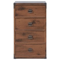 Комод Black Red White Индиана JКОМ 4s/50 , размер: 50х40 см , цвет: дуб саттер