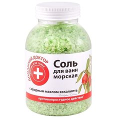 Домашний доктор Соль для ванн с экстрактом эвкалипта , 1 кг