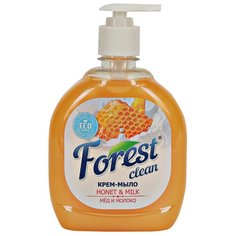 Крем-мыло Forest clean Мёд и молоко, 500 мл