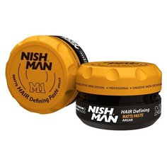NISH MAN Паста Matte Hair Defining Paste M1, сильная фиксация, 100 мл