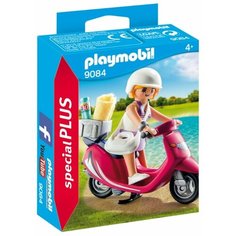 Набор с элементами конструктора Playmobil Special Plus 9084 Девушка с мотороллером на пляже