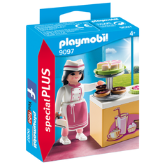 Набор с элементами конструктора Playmobil Special Plus 9097 Кондитер со сладостями