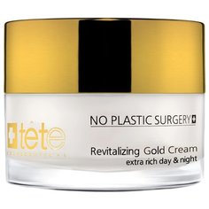TETe Cosmeceutical Revitalizing Gold Cream Омолаживающий крем для лица с коллоидным золотом и гиалуроновой кислотой, 50 мл