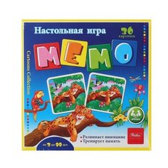 Настольная игра Hatber Мемо. Веселые джунгли