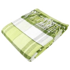 Плед ARLONI Эдинбург 140 х 200 см, светло-зеленый