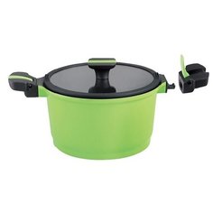 Кастрюля GIPFEL SHAFRAN 2,4 л, зеленый / черный