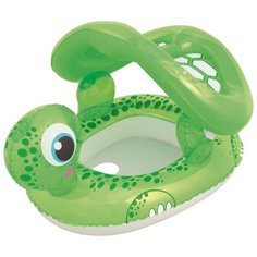 Круг надувной Bestway Floating Turtle Baby Care Seat 34094 BW зеленый / белый