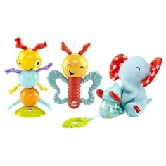 Набор Fisher-Price "Веселые друзья" желтый/красный/голубой