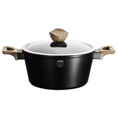 Кастрюля Berlinger Haus Ebony Line 4,1 л, черный/бежевый