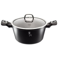 Кастрюля Berlinger Haus Black Silver Line 2,5 л, черный