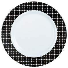 Luminarc Тарелка десертная Tiago 19 см белый/черный