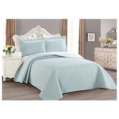 Комплект с покрывалом Cleo Luna 240х260 см, зеленый