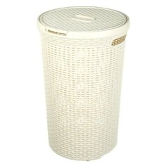 CURVER Корзина для белья Rattan style 39х39х61 см кремовый